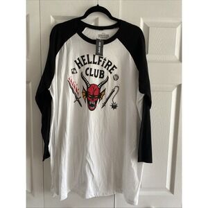 *SOLD* NWT Hot Topic Hellfire Club Women's Raglan Top
